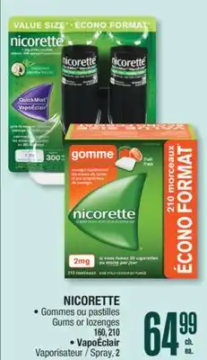 Jean Coutu NICORETTE Selected Products offer