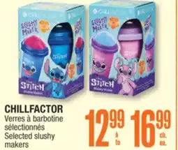 Jean Coutu CHILLFACTOR Selected slushy makers offer