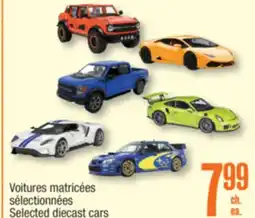 Jean Coutu Selected diecast cars offer