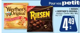 Jean Coutu RIESEN, WERTHER'S ORIGINAL Candies offer