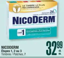 Jean Coutu NICODERM Étapes 1, 2 ou 3 Timbres offer