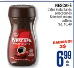 Jean Coutu NESCAFÉ Selected instant coffees offer