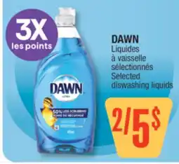 Jean Coutu DAWN Selected diswashing liquids offer