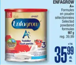 Jean Coutu ENFAGROW A+ Selected powdered formulas offer