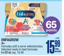 Jean Coutu ENFAGROW A+ Selected ready to feed formulas offer