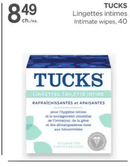 Proxim TUCKS Lingettes intimes/Intimate wipes offer