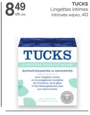 Proxim TUCKS Lingettes intimes/Intimate wipes offer