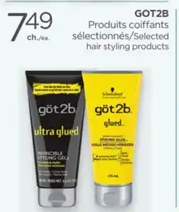 Proxim GOT2B Selected hair styling products offer