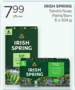 Proxim IRISH SPRING Soap Bars offer