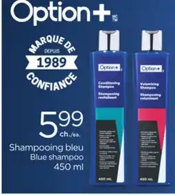 Proxim Option+ Blue shampoo offer