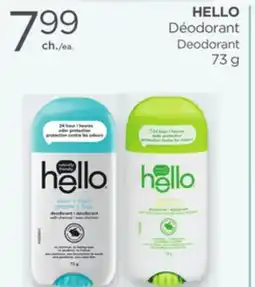 Proxim HELLO Deodorant offer