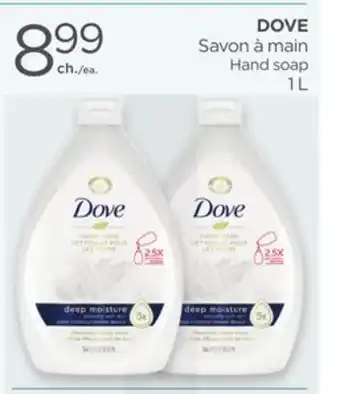 Proxim DOVE Hand soap offer