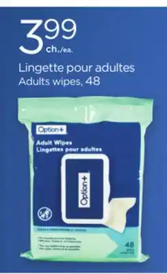 Proxim OPTION+ Adults wipes offer