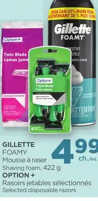 Proxim GILLETTE, OPTION+ offer