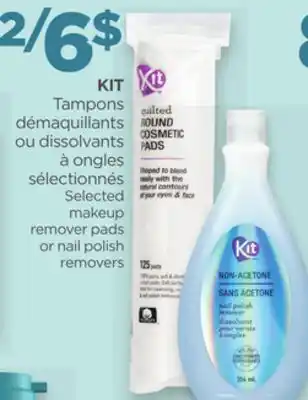 Proxim KIT Selected makeup remover pads or nail polish removers offer
