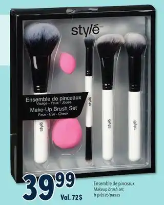 Familiprix STYLÉ Makeup brush set, 6 pieces offer
