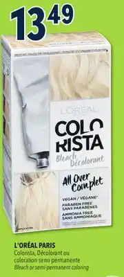 Familiprix L'ORÉAL PARIS, Colorista, Bleach or semi-permanent coloring offer
