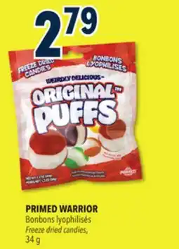 Familiprix PRIMED WARRIOR Freeze dried candies offer