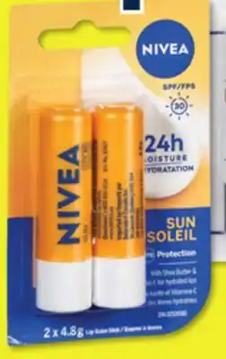 Familiprix NIVEA, NIVEA MEN or EUCERIN Selected lip balms offer