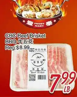 Foody Mart CBC Beef brisket bbq offer