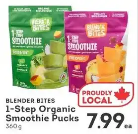 IGA Blender bites 1-step organic smoothie pucks offer