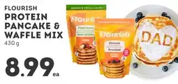 IGA Flourish protein pancake & waffle mix offer