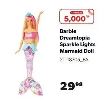 Real Canadian Superstore Barbie dreamtopia sparkle lights mermaid doll offer