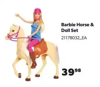 Real Canadian Superstore Barbie horse & doll set offer