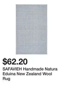 Bed Bath & Beyond SAFAVIEH Handmade Natura Eduina New Zealand Wool Rug offer