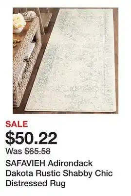 Bed Bath & Beyond SAFAVIEH Adirondack Dakota Rustic Shabby Chic Distressed Rug offer