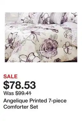 Bed Bath & Beyond Angelique Printed 7-piece Comforter Set offer