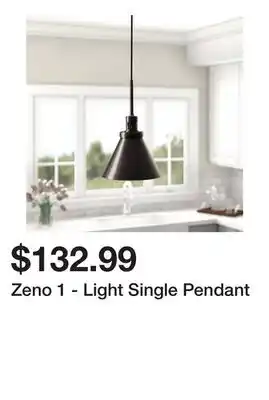 Wayfair Zeno 1 - Light Single Pendant offer