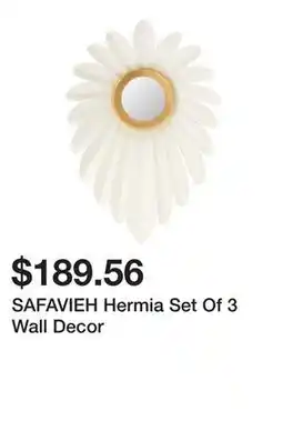 Bed Bath & Beyond SAFAVIEH Hermia Set Of 3 Wall Decor offer