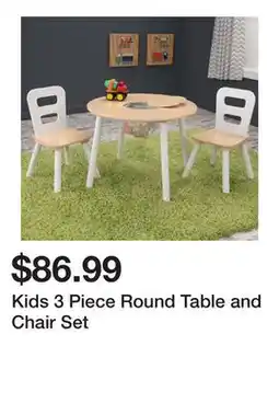 Wayfair Kids 3 Piece Round Table and Chair Set offer