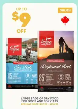 Chico LARGE BAGS OF DRY FOOD FOR DOGS AND FOR CATS offer