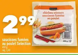 Marche Ami SAUCISSES FUMÉES AU POULET SELECTION offer