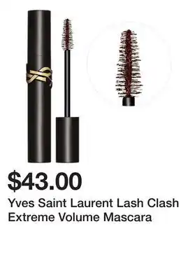Sephora Yves Saint Laurent Lash Clash Extreme Volume Mascara offer