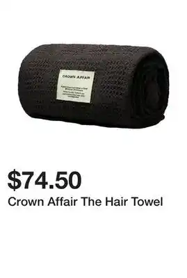 Sephora Crown Affair The Hair Towel offer