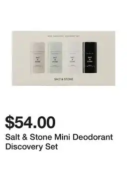 Sephora Salt & Stone Mini Deodorant Discovery Set offer