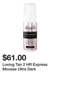 Sephora Loving Tan 2 HR Express Mousse Ultra Dark offer