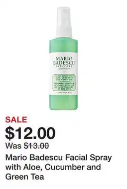 Sephora Mario Badescu Facial Spray with Aloe, Cucumber and Green Tea offer