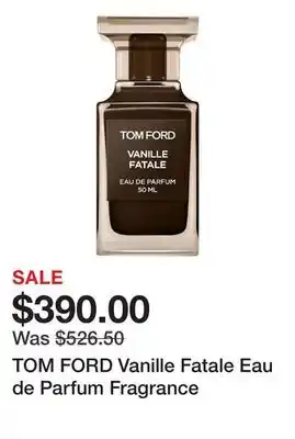 Sephora TOM FORD Vanille Fatale Eau de Parfum Fragrance offer