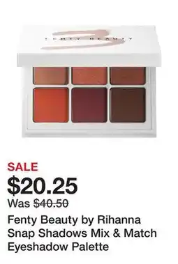Sephora Fenty Beauty by Rihanna Snap Shadows Mix & Match Eyeshadow Palette offer