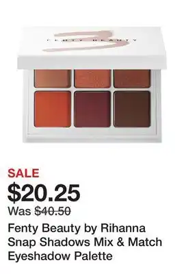 Sephora Fenty Beauty by Rihanna Snap Shadows Mix & Match Eyeshadow Palette offer