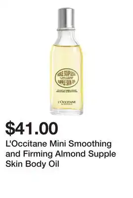 Sephora L'Occitane Mini Smoothing and Firming Almond Supple Skin Body Oil offer