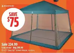 Canadian Tire Easy up screen house offer