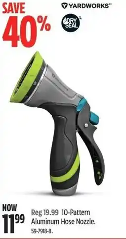 Canadian Tire Yardworks Aluminum Hose Nozzle. offer