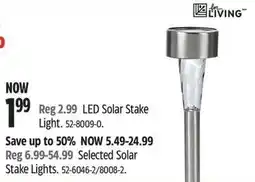 Canadian Tire Living Led Solar Strake Light offer