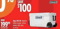 Canadian Tire Coleman Marine Ultra Cooler offer