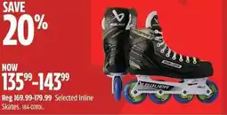 Canadian Tire Selected Inline Skates offer